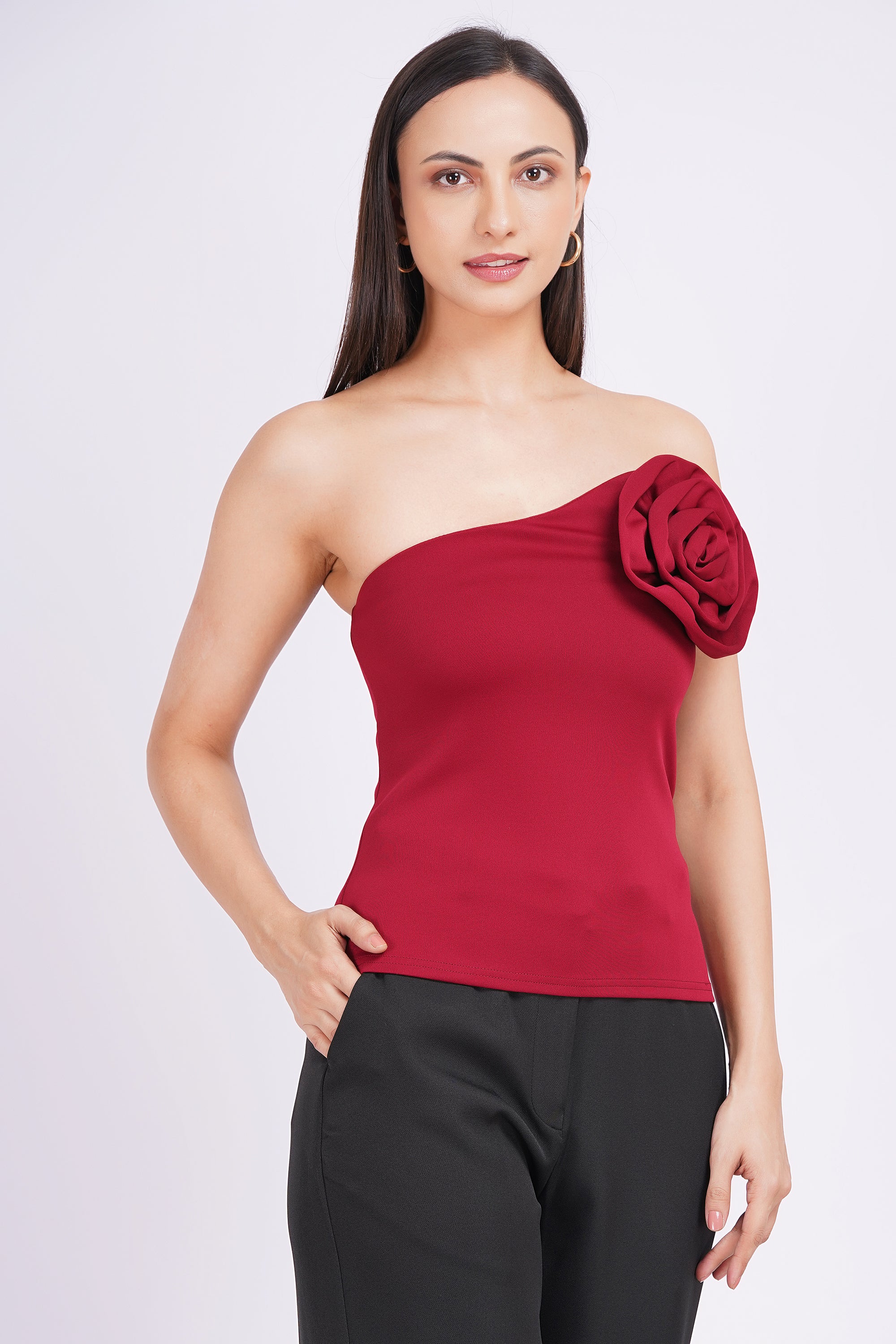 The Rosette Merlot bloom top
