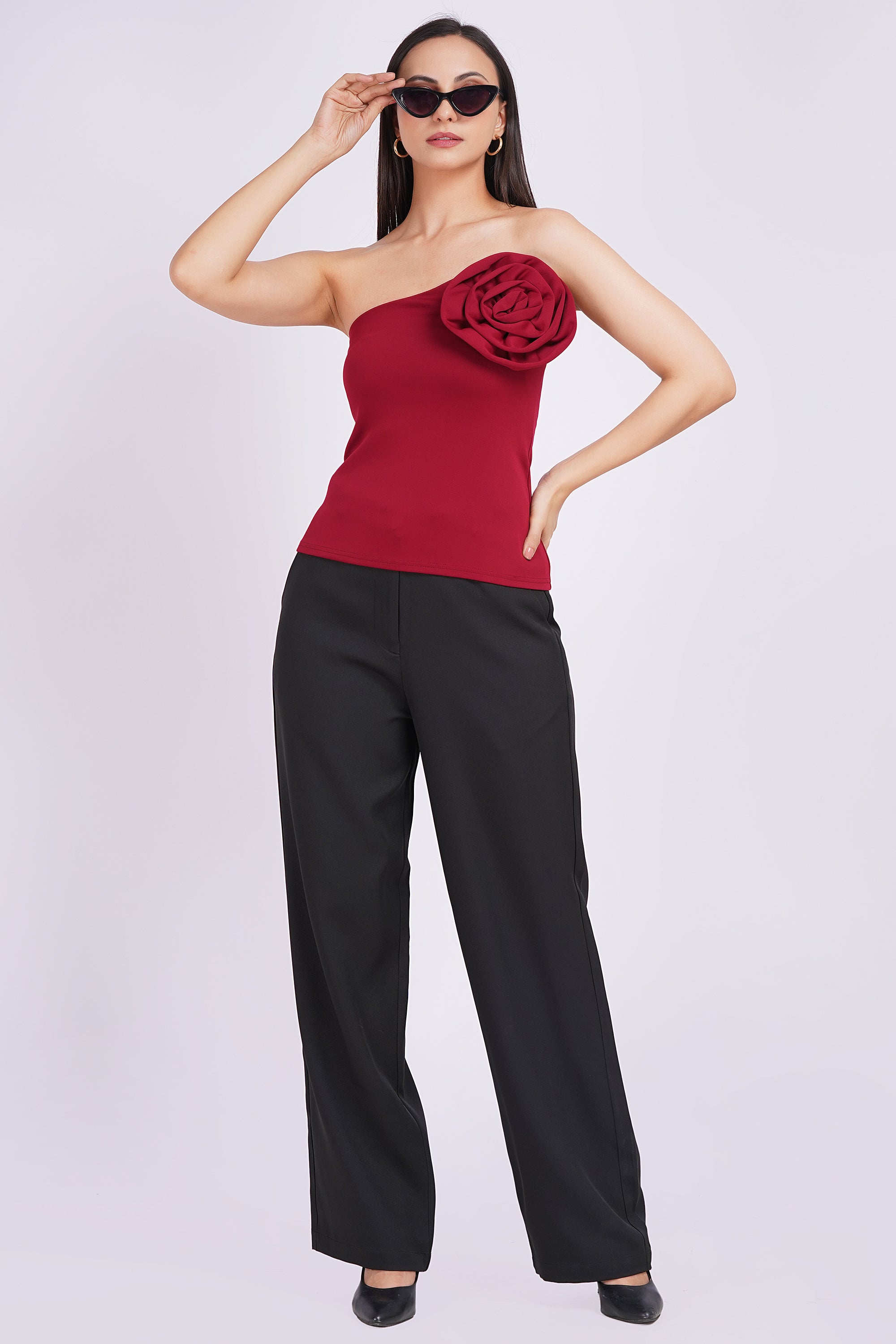 The Rosette Merlot bloom top